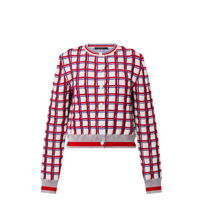 Louis Vuitton 3D Check Jacquard Cardigan